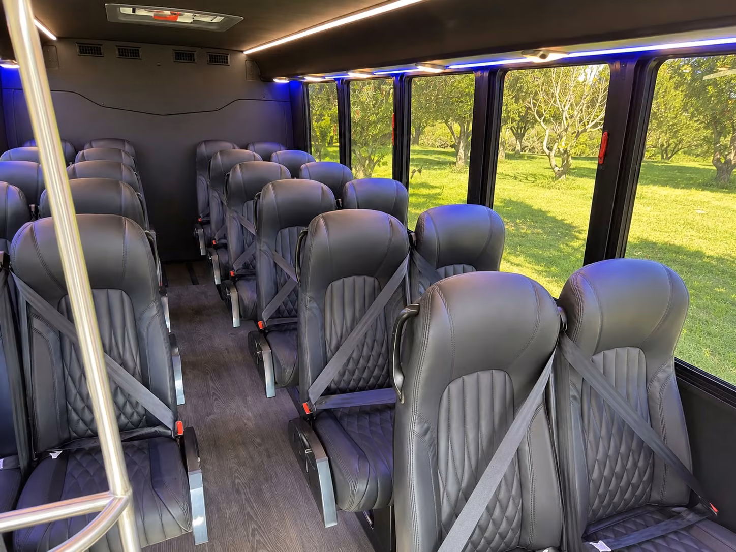 20 passenger minibus interior