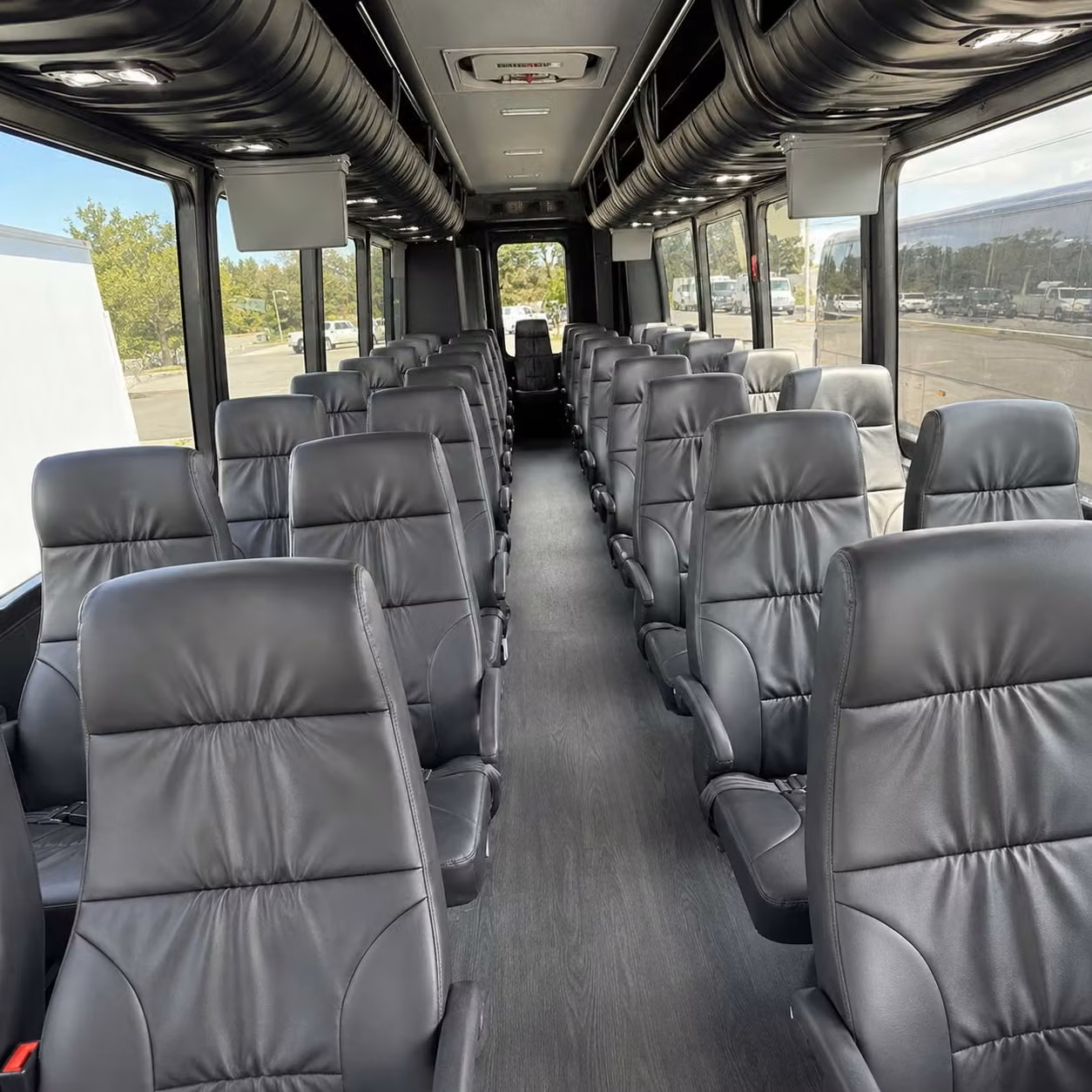 30 passenger minibus inside