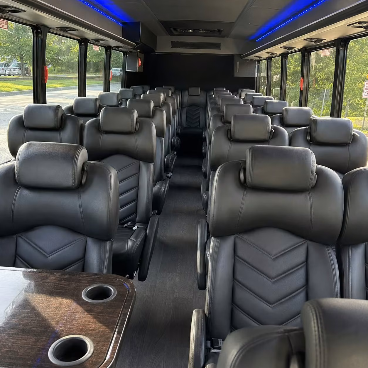 35 passenger minibus interior