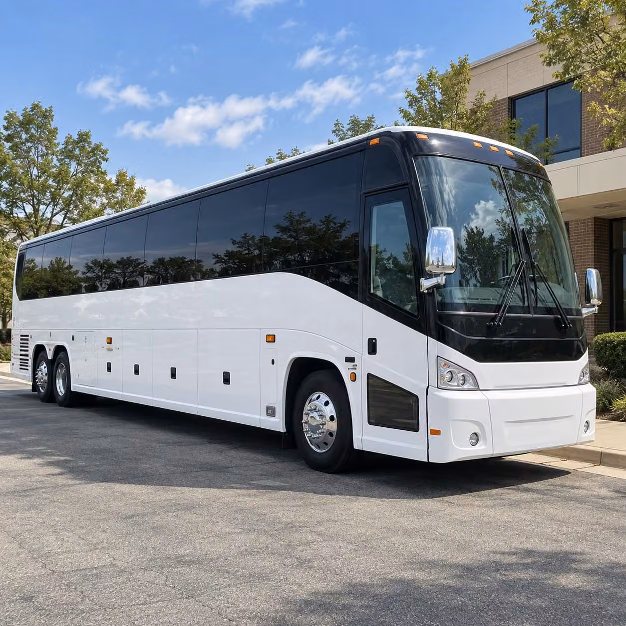 charter buses and party buses to crown complex in fayetteville