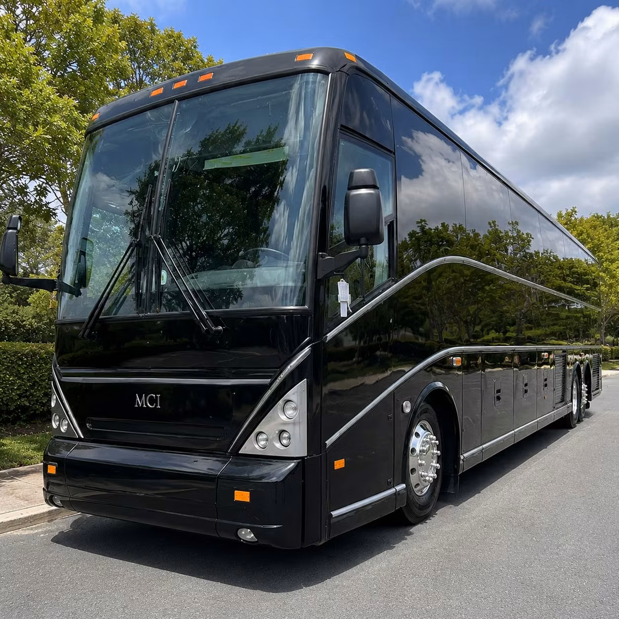 corporate event shuttle bus rentals at the crown complex in fayetteville