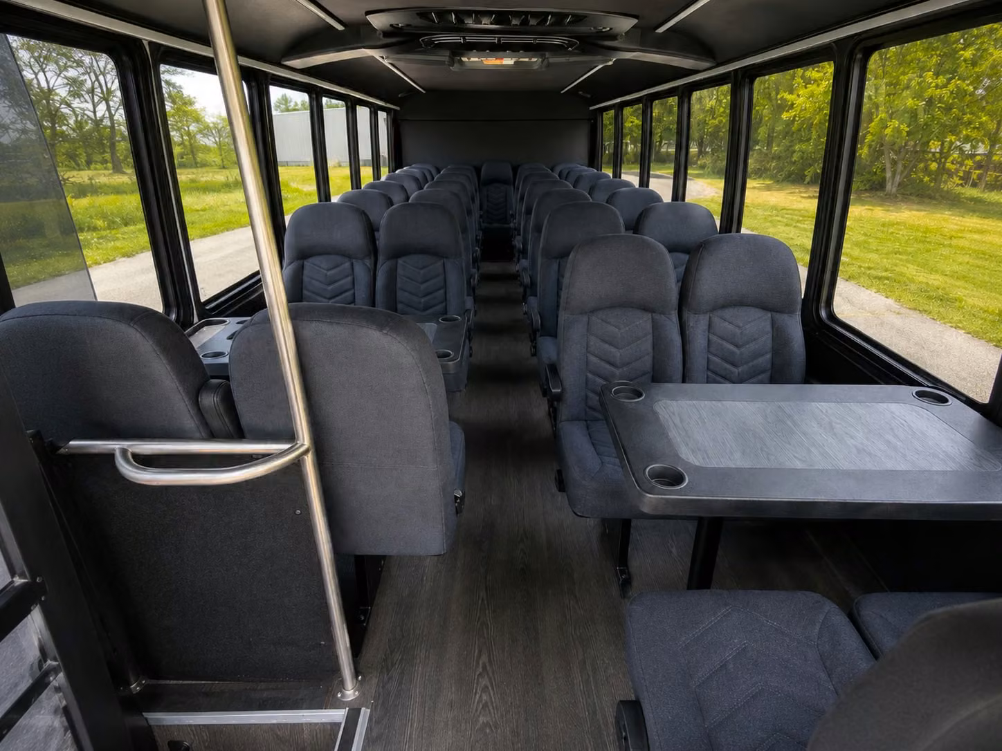 prom homecoming bus rentals in fayetteville