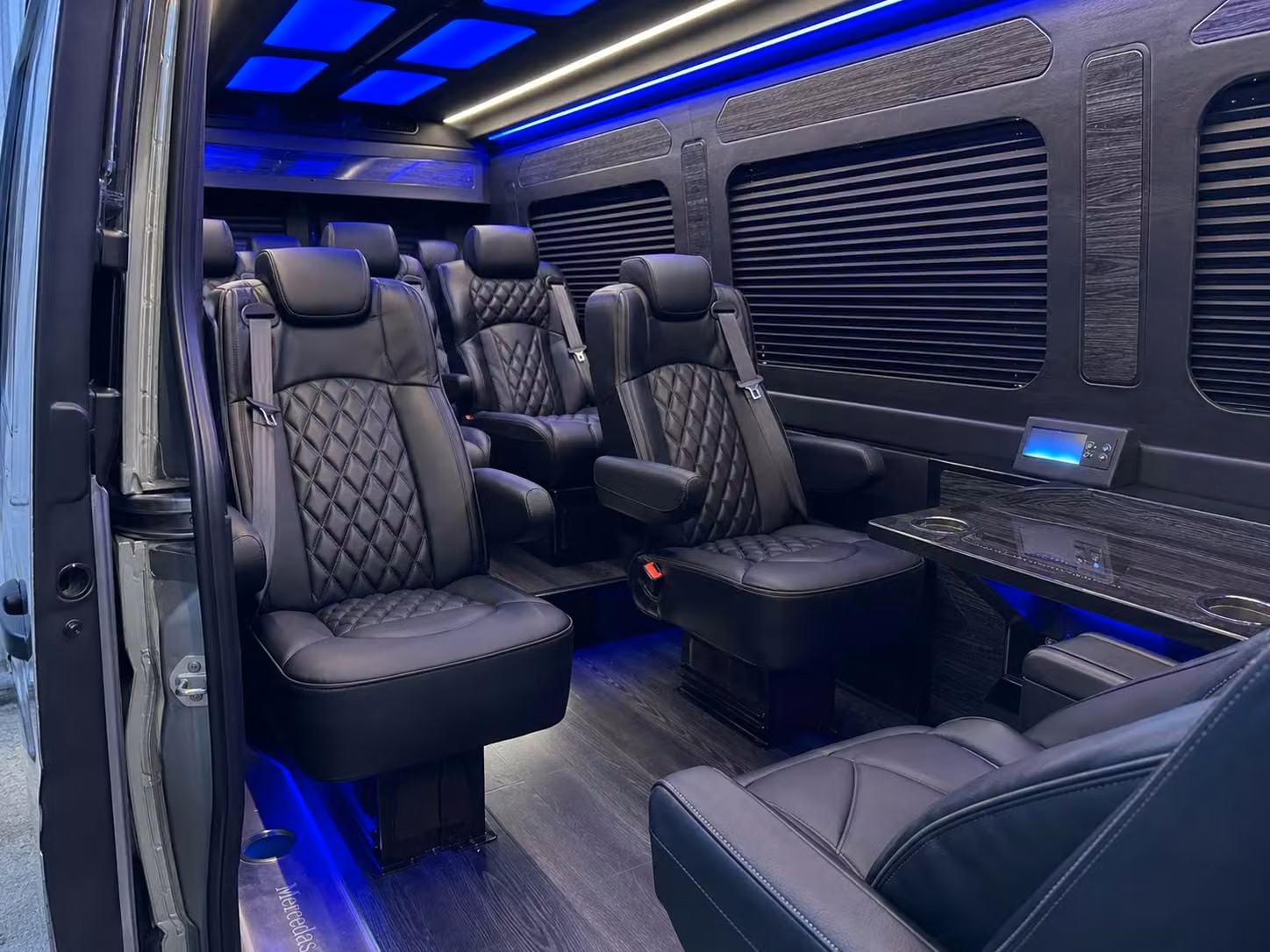 sprinter van transportation for groups and events across fayetteville